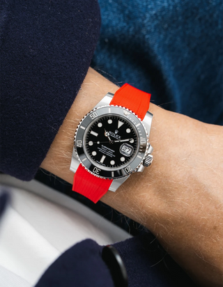 FKM Rubber Strap Integrated for Original Clasp – Submariner 116610LN/114060LN