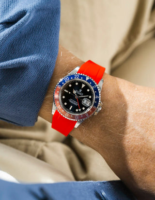 FKM-Kautschukband, integriert, für Originalschließe – GMT 16710/16713