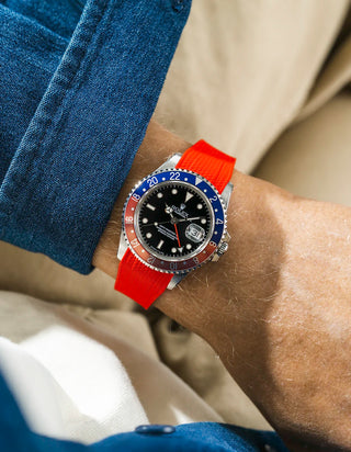 FKM-Kautschukband, integriert, für Originalschließe – GMT 16710/16713