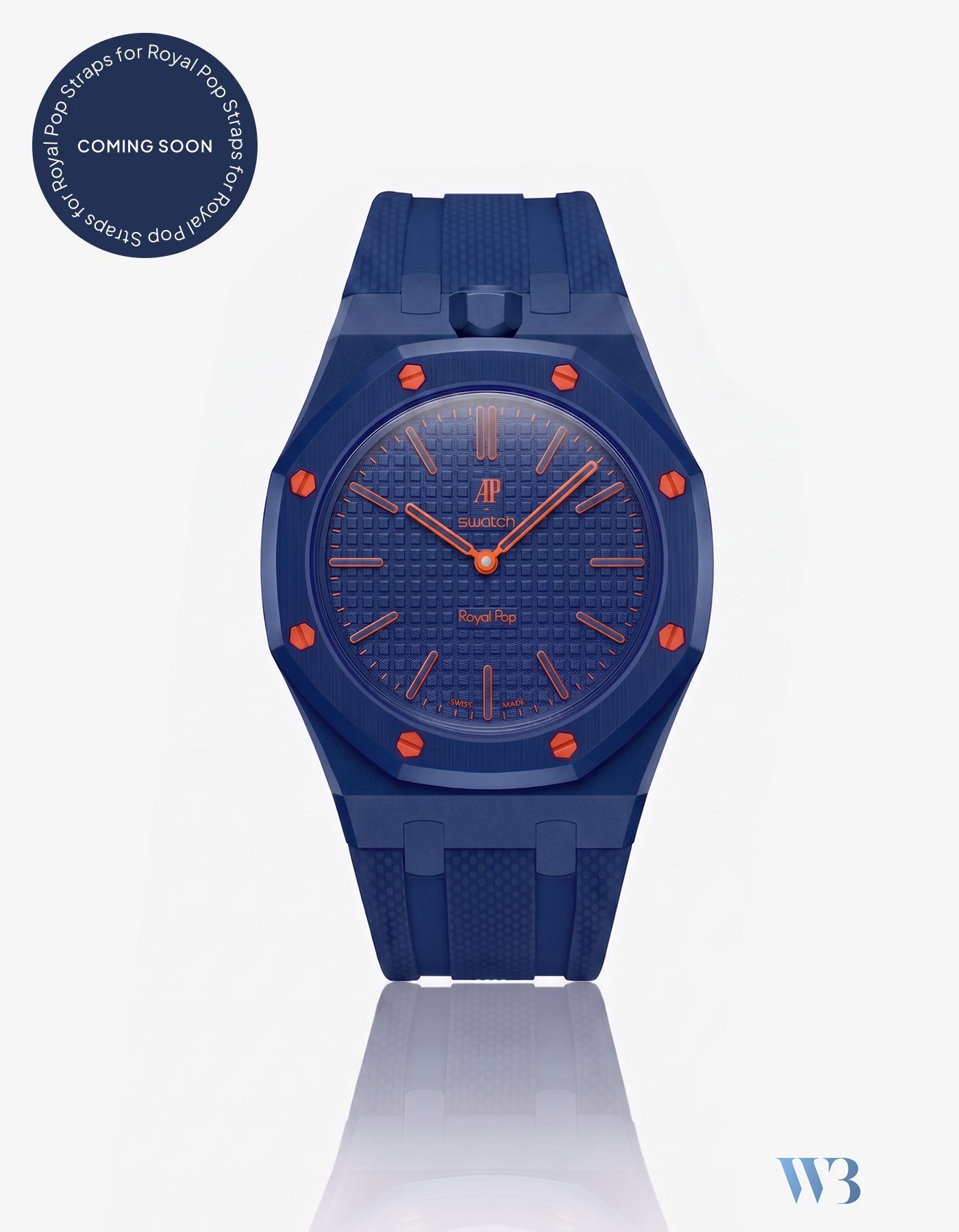 Rubber Strap For AP x Swatch Royal Pop Orenji Hachi – Wristbuddys