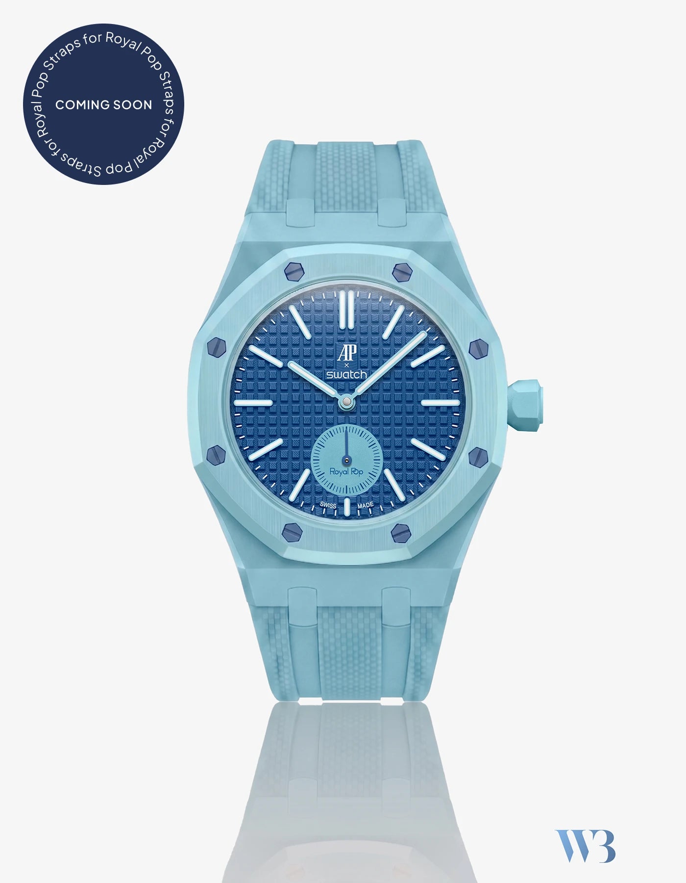 Rubber Strap For AP x Swatch Royal Pop Làn Ba image