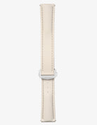 Beige Sailcloth FKM Rubber Strap With Deployant Clasp, product image