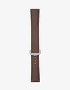 Brown Sailcloth FKM Rubber Strap With Deployant Clasp, product image
