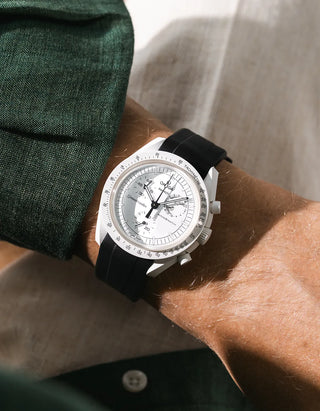 Rubber Strap for Omega X Swatch MoonSwatch Mission to The Moonphase