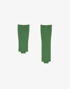 Product image of FKM Rubber Strap Classic Smooth green integrated with original clasp for Rolex Submariner 41 - 126610LN 124060LN