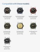 Strap for Tudor Black Bay Heritage 41 compatible with these models