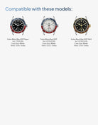 Strap for Tudor Black Bay GMT compatible with these models