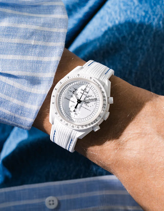 Rubber Strap for Omega X Swatch MoonSwatch Mission to The Moonphase