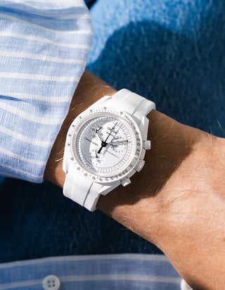 Rubber Strap for Omega X Swatch MoonSwatch Mission to The Moonphase