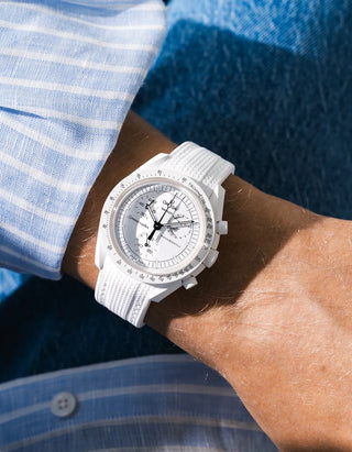 Rubber Strap for Omega X Swatch MoonSwatch Mission to The Moonphase