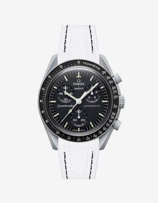 Rubber Strap for Omega X Swatch MoonSwatch Mission to the Moon