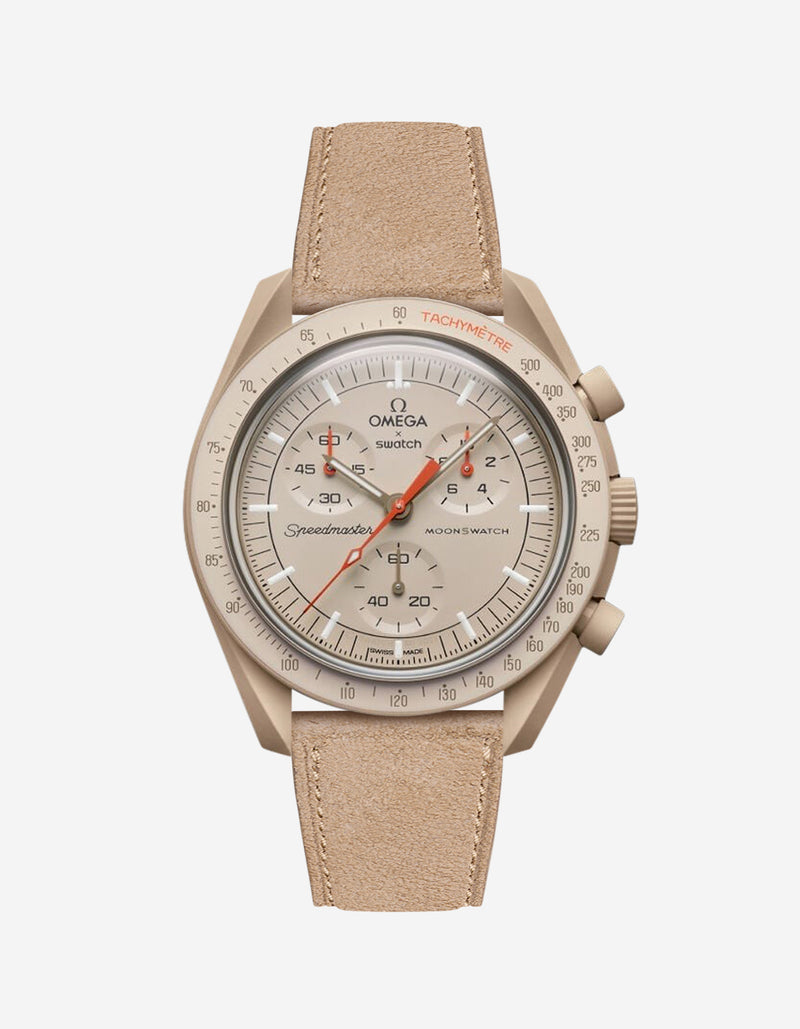 Leather Straps for Omega X Swatch MoonSwatch Misson to Jupiter 