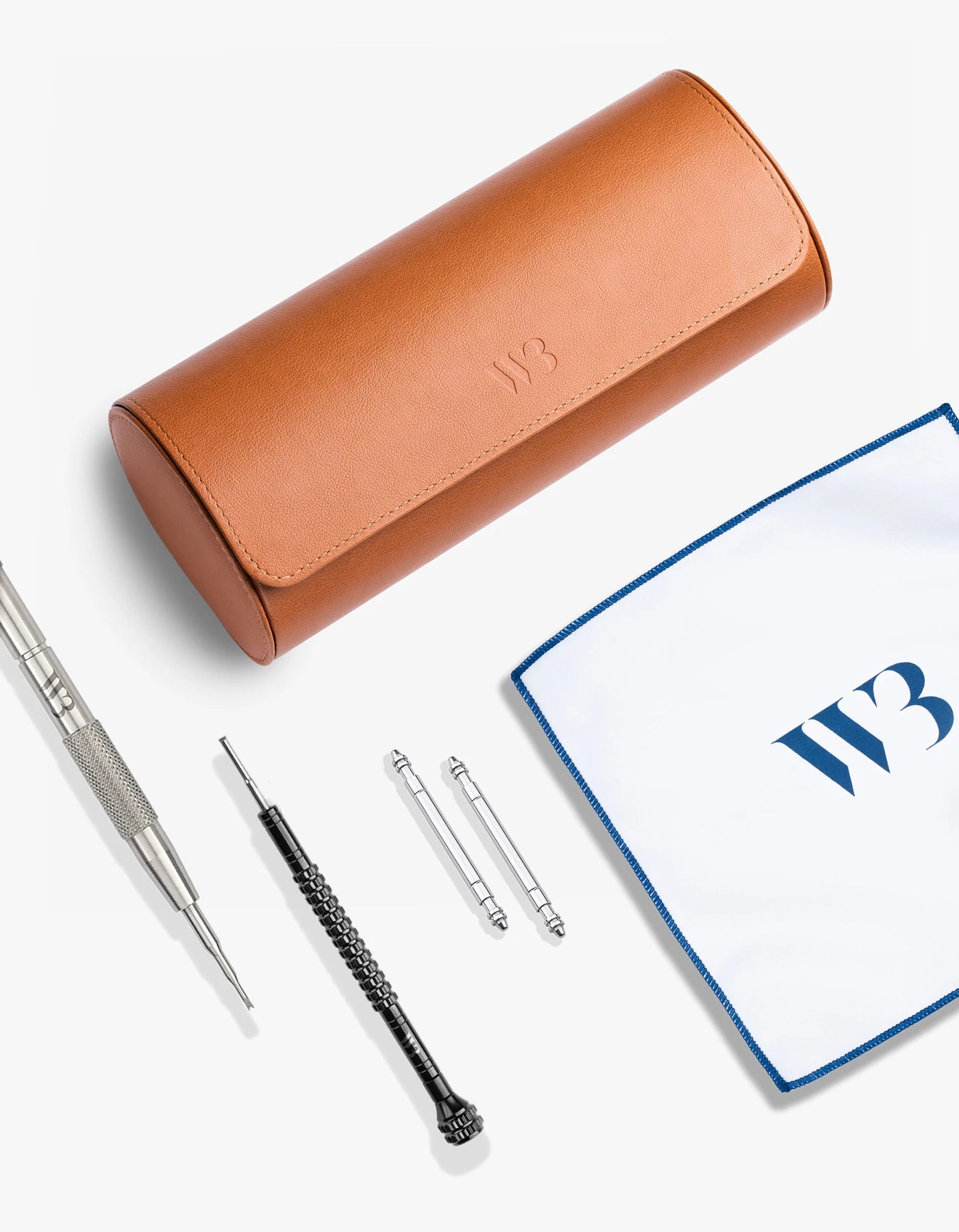 Black Month Kit – Brown 3 Slot Watch Roll Edition