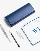 Black Month Kit – Navy Blue 3 Slot Watch Roll Edition