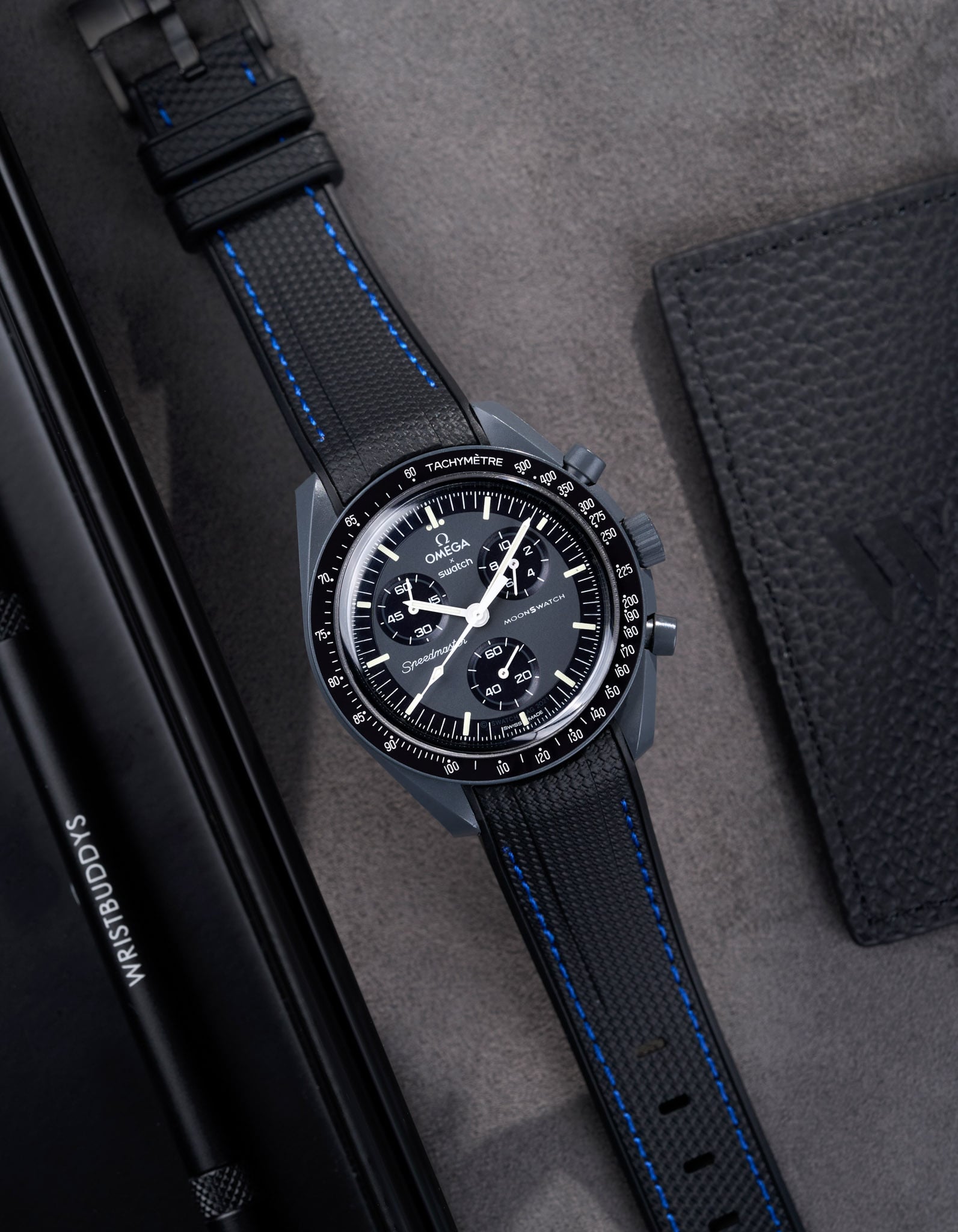 Rubber Watch Strap for Omega X Swatch MoonSwatch Mission to