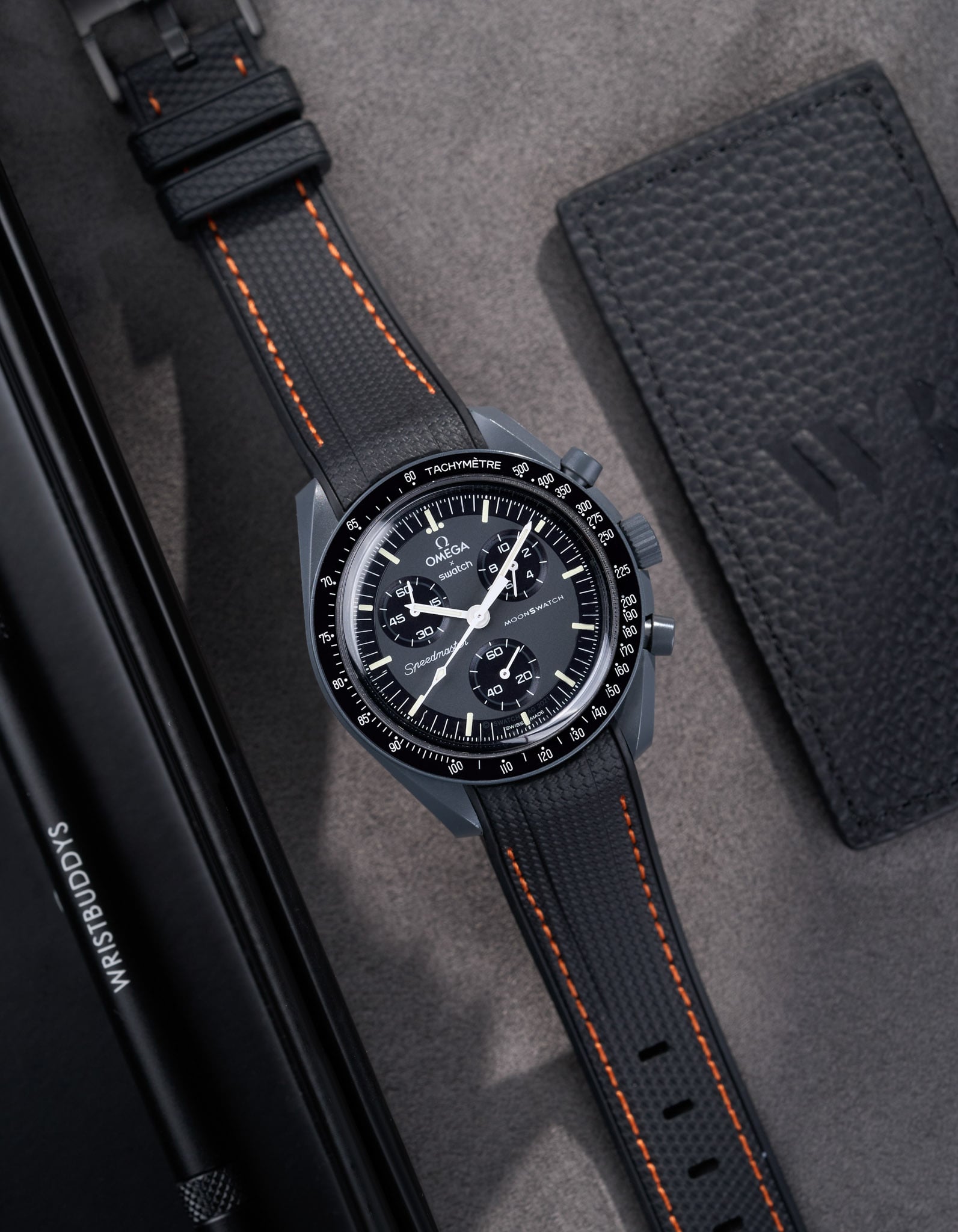 Leather Straps for Omega X Swatch MoonSwatch Mission to