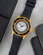 Curved Premium Rubber Strap for Blancpain X Swatch - Black - Wristbuddys