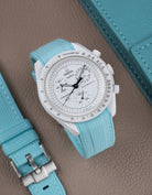 Curved Premium Rubber Strap - Turquoise - Wristbuddys