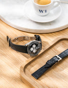 Silver Deployant Clasp on Omega Speedmaster
