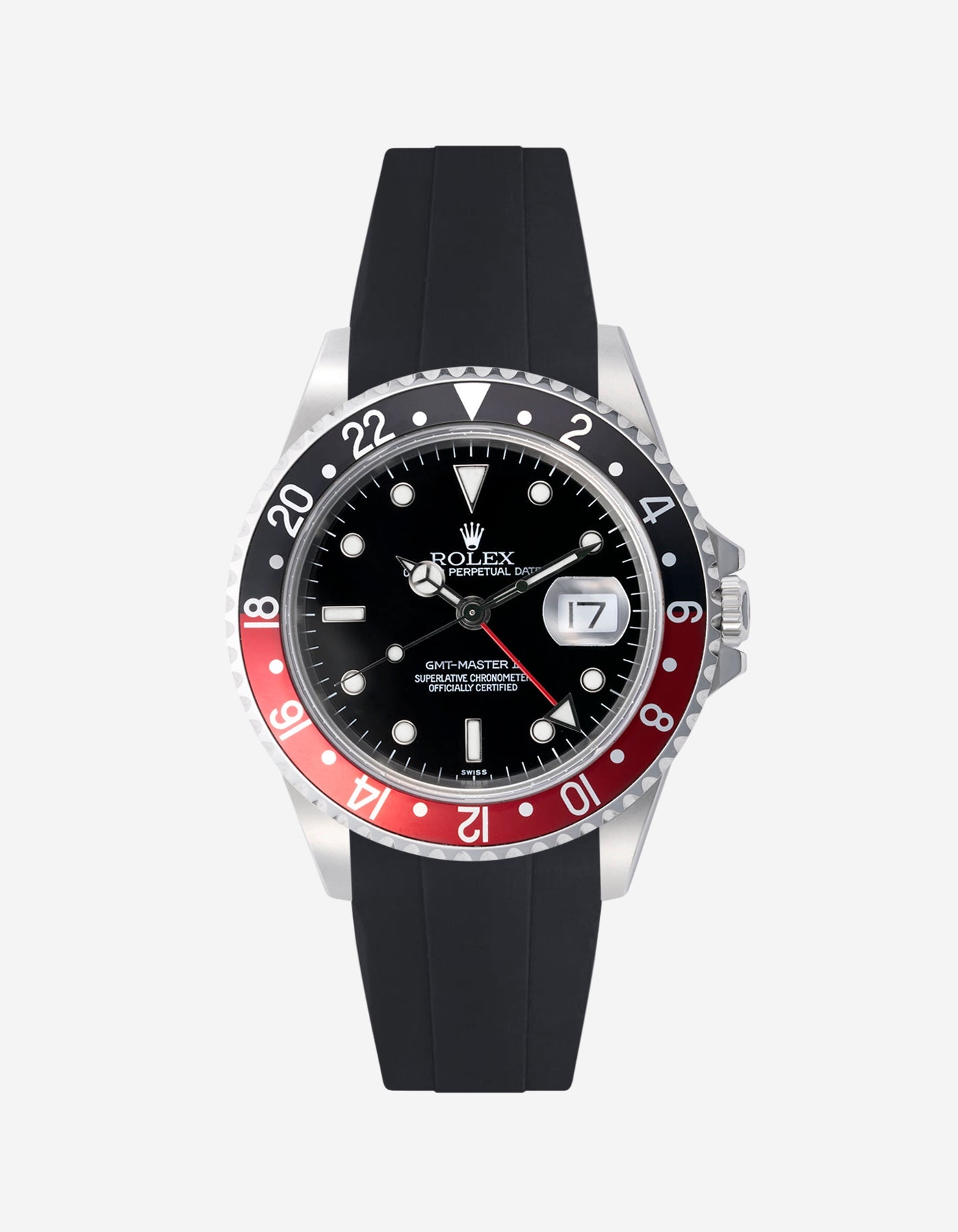 FKM Rubber Strap for Rolex GMT Master II 16710 Coke - Wristbuddys