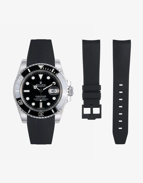 FKM Rubber Watch Strap for Rolex Submariner 116610LN | Wristbuddys