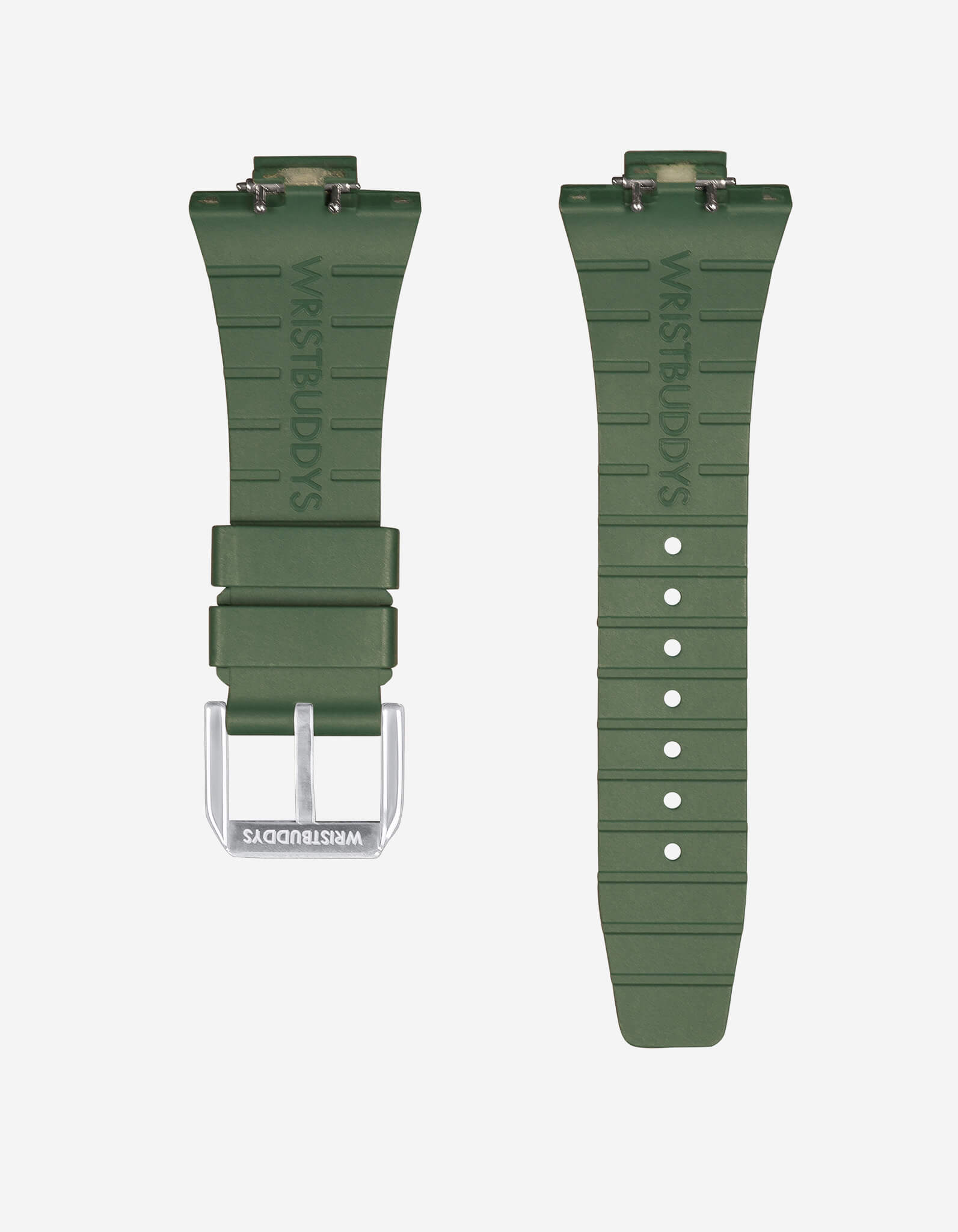 FKM Rubber Strap For Tissot PRX Green