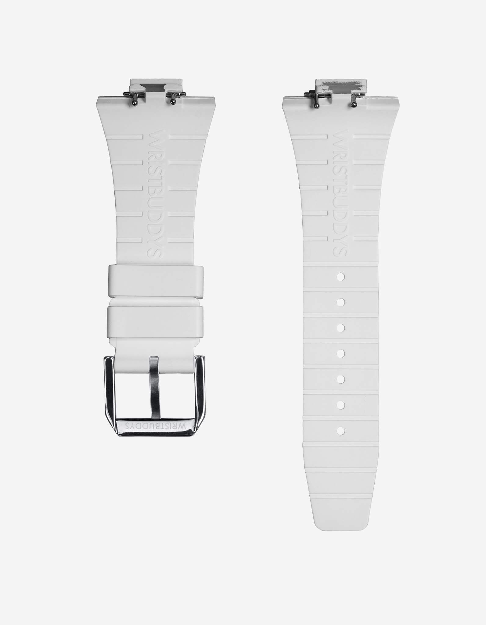 FKM Rubber Strap For Tissot PRX White