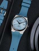 FKM Strap for Tissot PRX Powermatic 80 40mm Ice blue - Wristbuddys