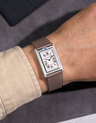 Grey Epsom Leather Strap 17mm - 21mm - Wristbuddys