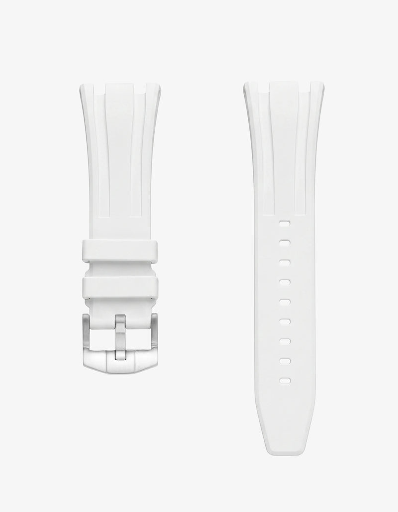 Rubber Strap For AP x Swatch Royal Pop White image