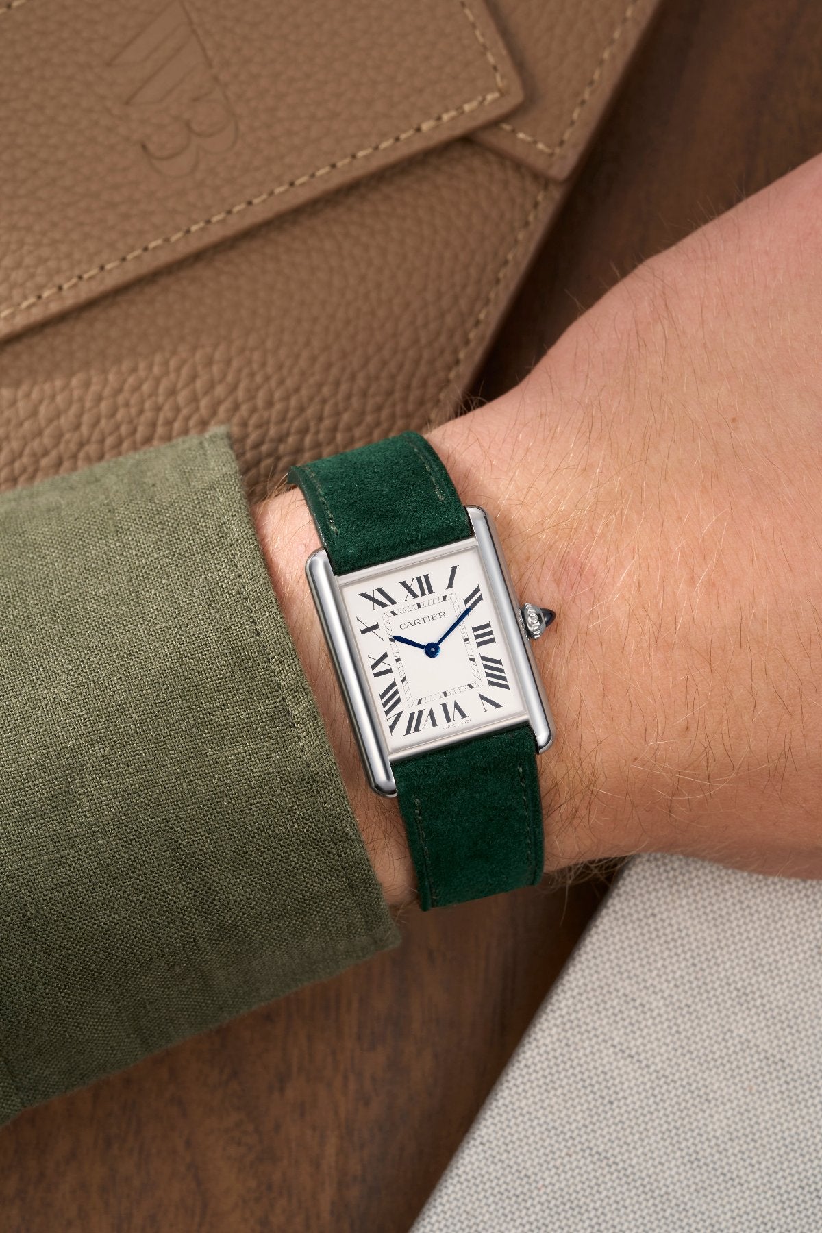 Leather Straps for Cartier Tank Must - Wristbuddys