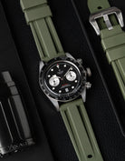 Military Green Universal FKM Rubber Strap 20mm - 24mm - Wristbuddys