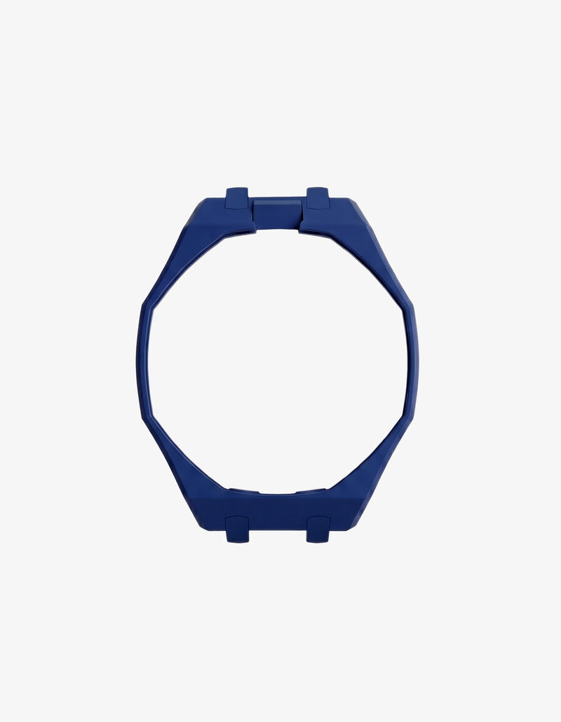 Watch Case in navy blue For AP x Swatch Royal Pop - Crown At 12 image