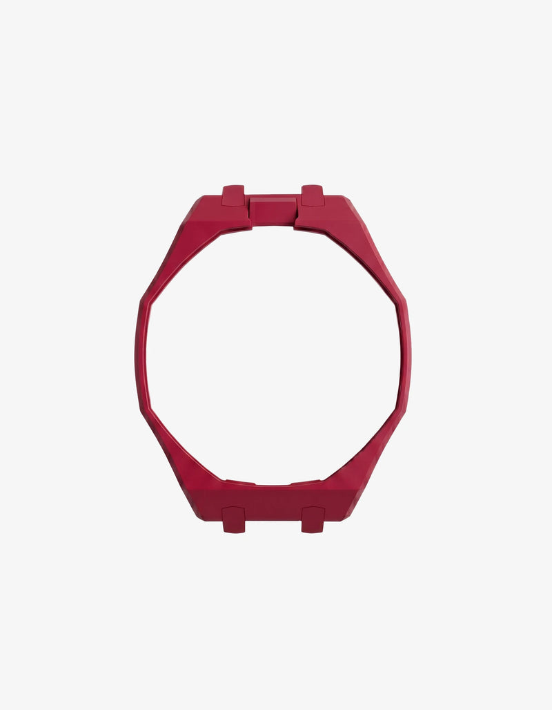 Watch Case in dark pink For AP x Swatch Royal Pop - Crown At 12 image