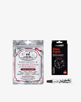 Cleaning and polish card linking to Wristbuddys Cleaning & Polish category.