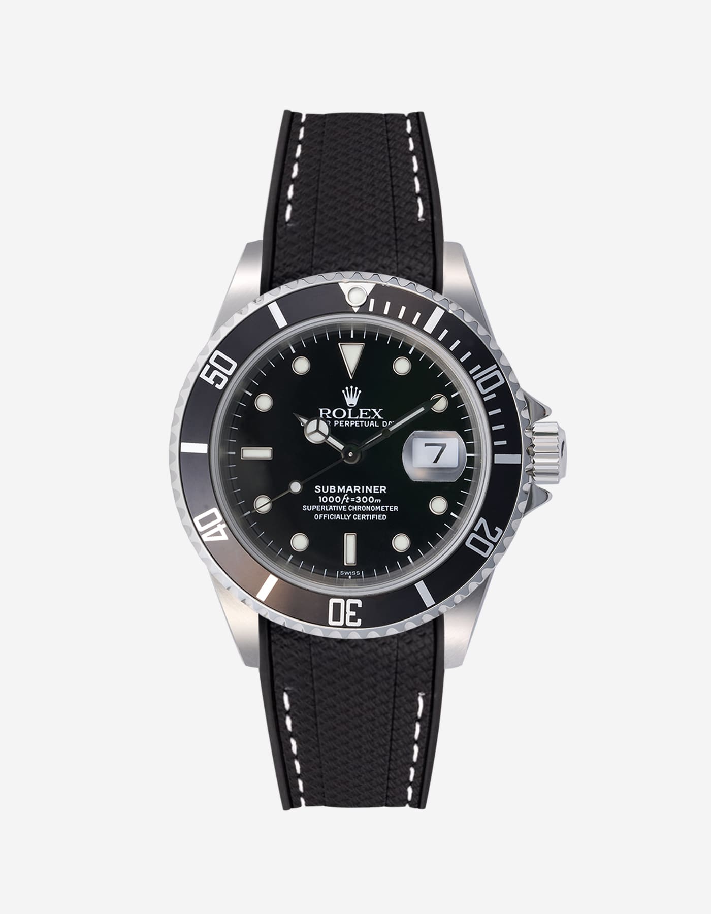 Premium Rubber Strap for Rolex Submariner 16610 - Wristbuddys