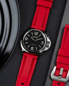 Red Universal FKM Rubber Strap 20mm - 24mm - Wristbuddys