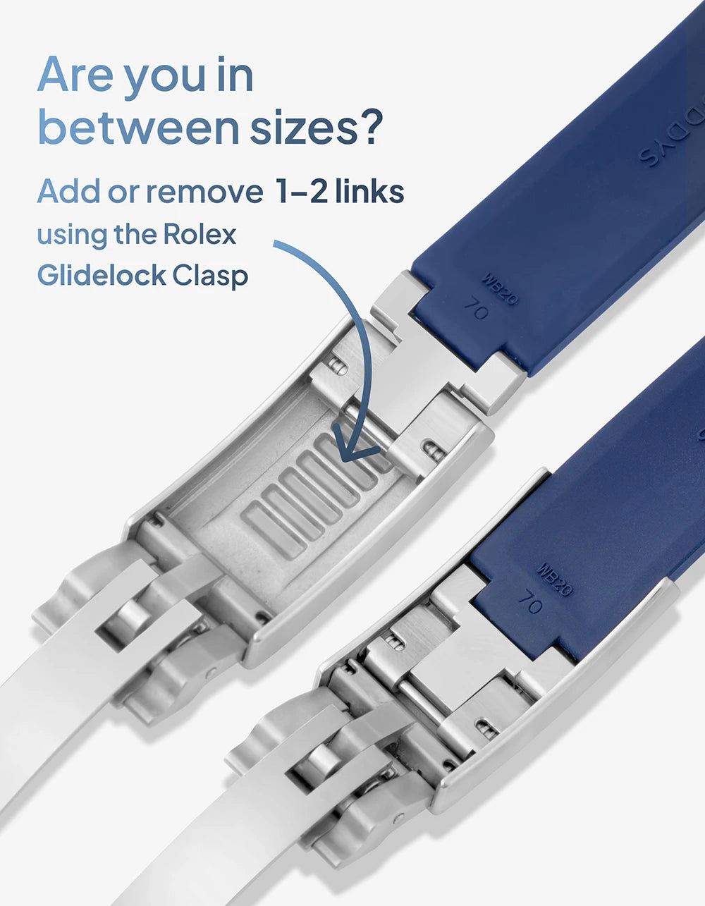 Rolex glide lock guide