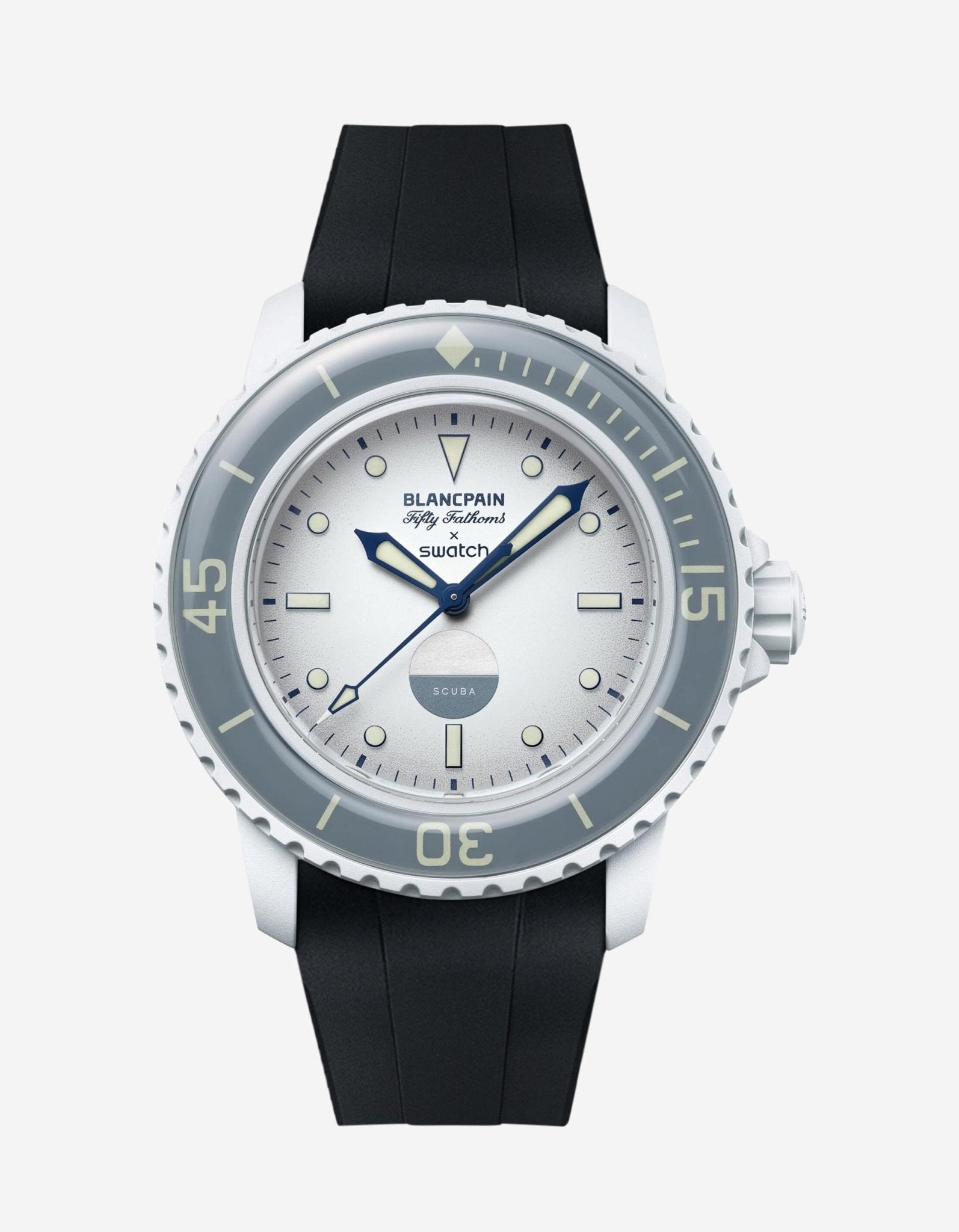 Rubber Strap for Blancpain X Swatch Antarctic Ocean - Wristbuddys