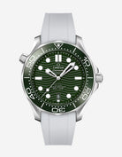 Rubber Strap for Omega Seamaster Diver 300 42mm Green - Wristbuddys