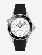 Rubber Strap for Omega Seamaster Diver 300 42mm White - Wristbuddys