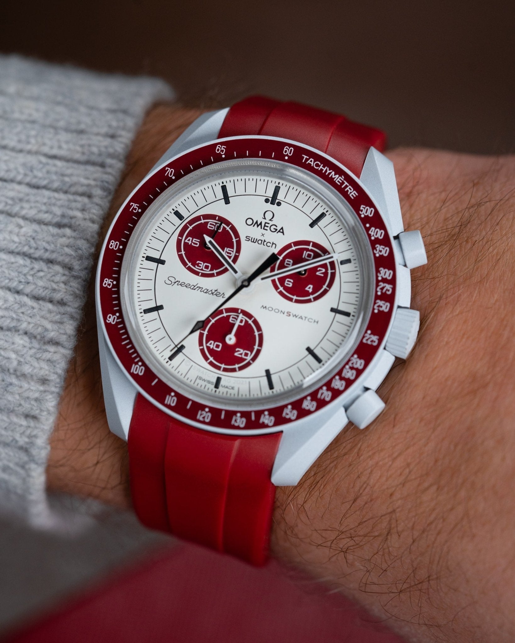 Rubber Watch Strap for Omega X Swatch MoonSwatch Mission to