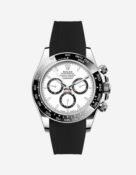 Rubber Strap for Rolex Daytona 116500LN Panda | Wristbuddys