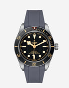 Rubber Strap for Tudor Black Bay 58 Black - Wristbuddys