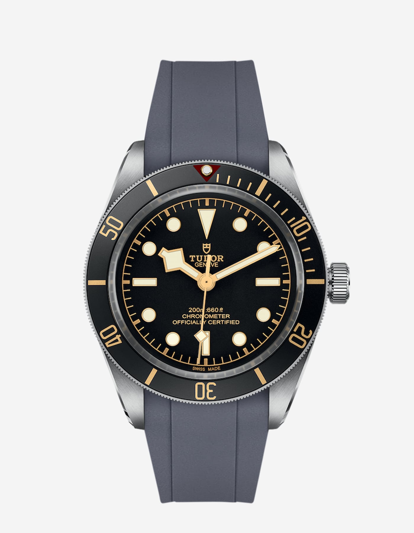 Rubber Strap for Tudor Black Bay 58 Black - Wristbuddys