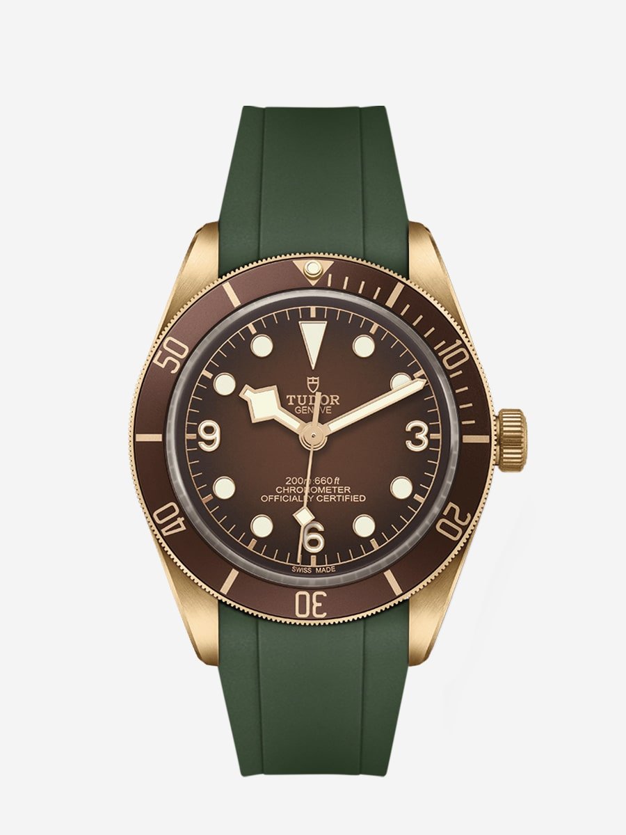 Rubber Strap for Tudor Black Bay 58 Bronze