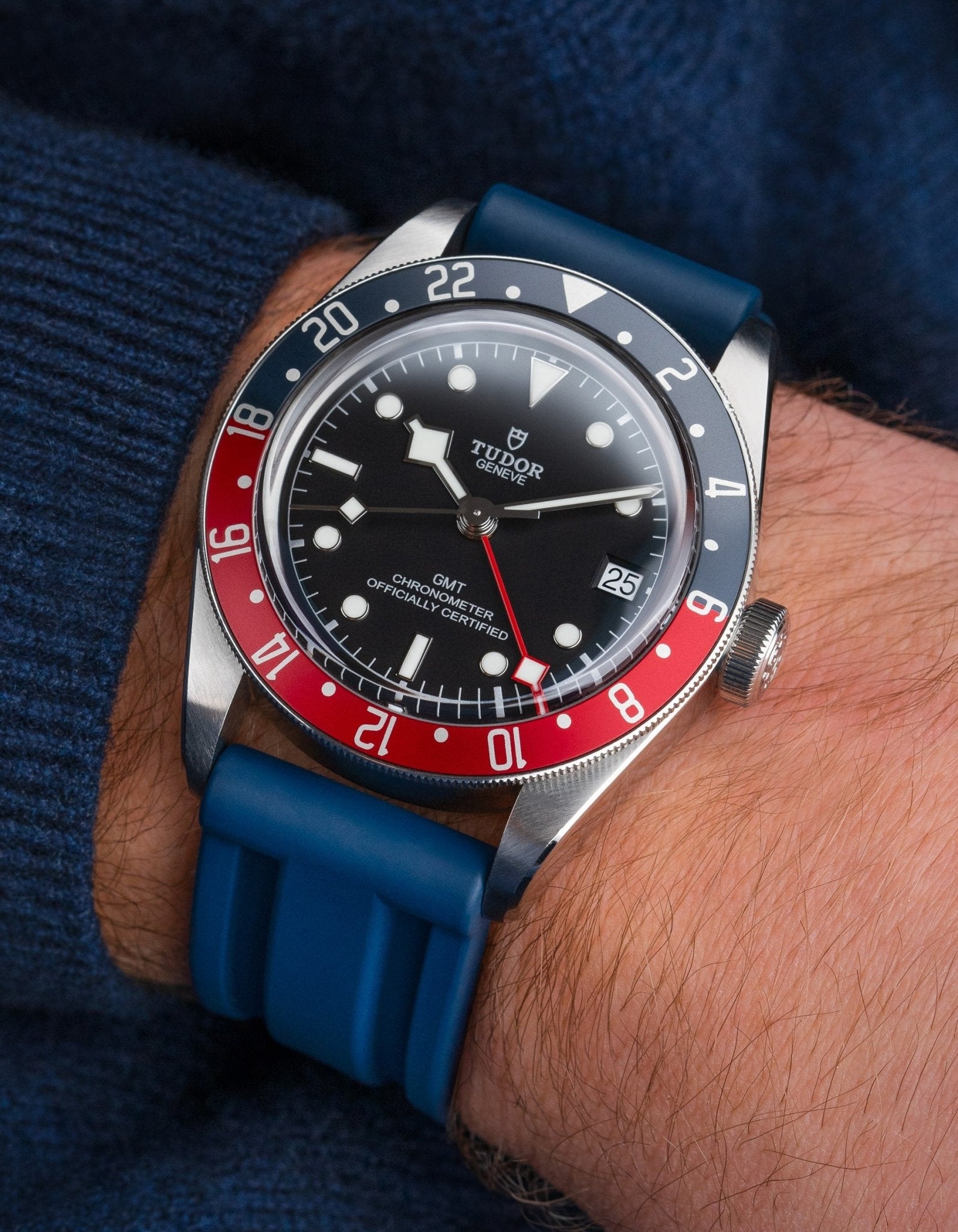 Rubber Strap for Tudor Black Bay GMT - Wristbuddys