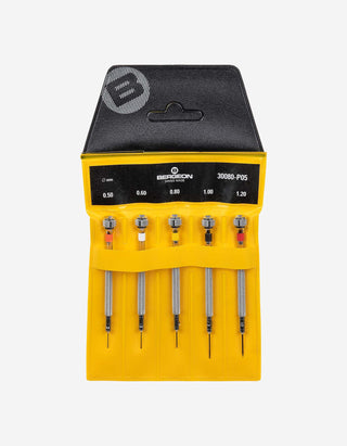 Bergeon 30080-P05 skruvmejselsats klockverktyg Swiss Made bästa verktyg för klockor och smycken Bergeon skruvmejselset Wristbuddys precisionsverktyg klockreparation klockmejsel bergeon verktyg klockmakare bergeon  tools