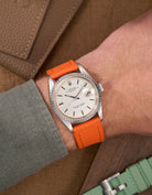 Straight End FKM Strap - 20mm Orange - Wristbuddys