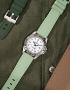 Straight End FKM Strap - 20mm Verde - Wristbuddys